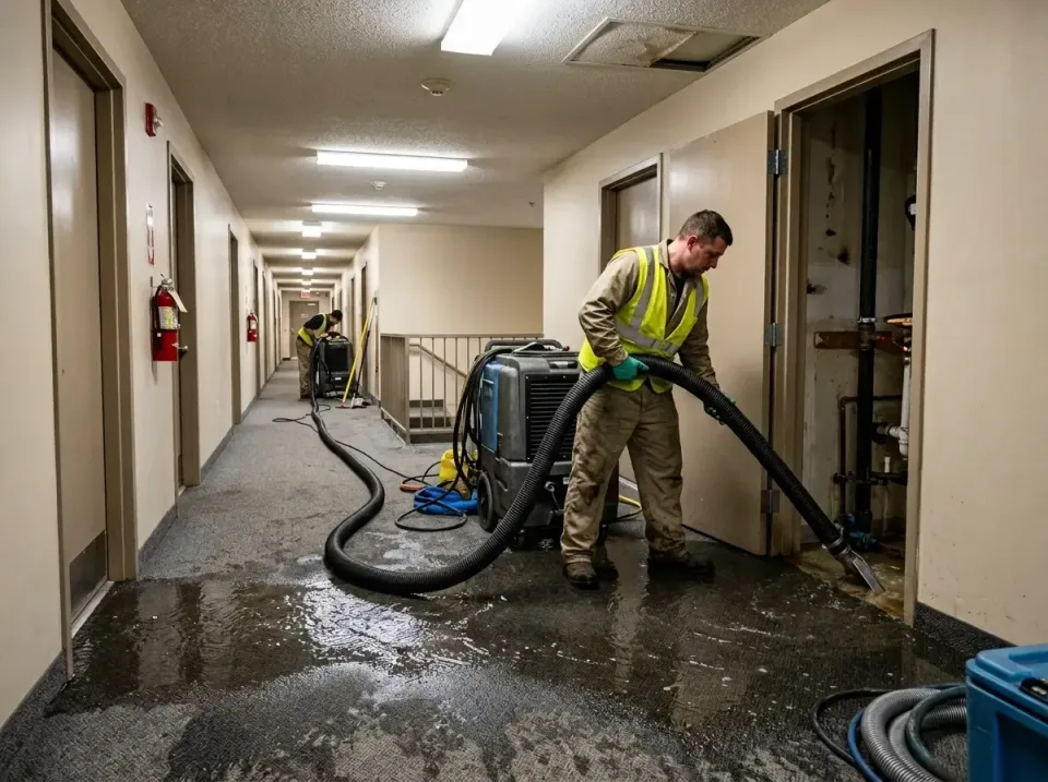 multi-unit-apartment-hallway-f-005 — frequently asked questions, Emergency Burst Pipe Water Extraction & Removal in Osseo, MN